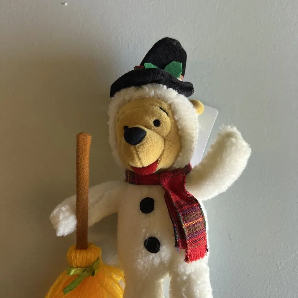 WINNIE‎ THE POOH SNOWMAN POOH DISNEY MINI BEAN BAG 8